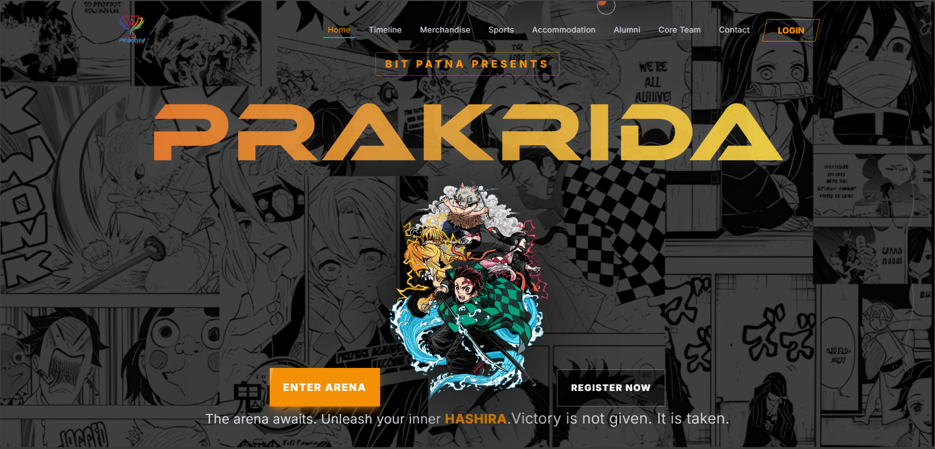 PRAKRIDA'26 — SPORTS FEST WEBSITE by Aayush Arya
